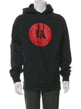 100 Thieves Graphic Print Crew Neck Hoodie for Men
